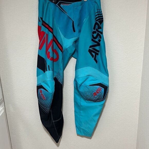 Answer Racing ANSR Mens Multicolor Syncron Motocross Off Road Pants Size 36 - Picture 1 of 6